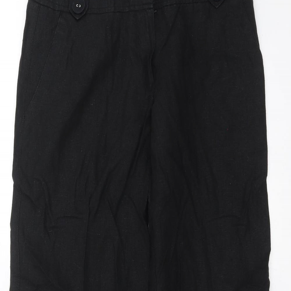 Primark Womens Black   Trousers  Size 8 L28 in