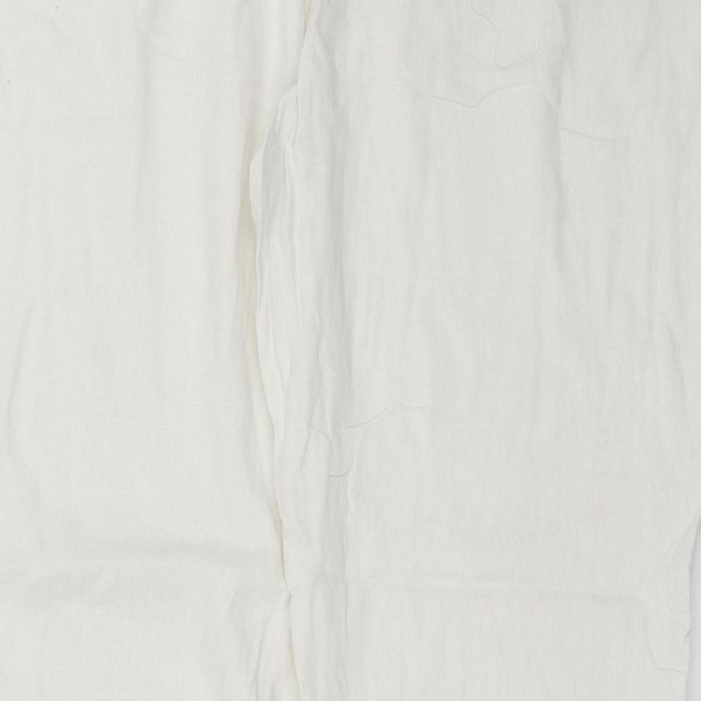 George Womens White   Trousers  Size 16 L28 in