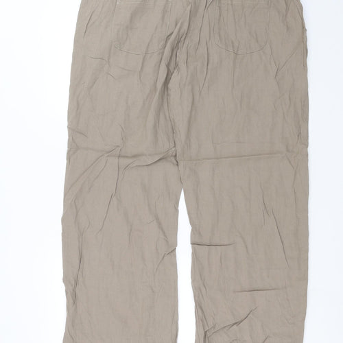 George Womens Brown   Trousers  Size 18 L28 in