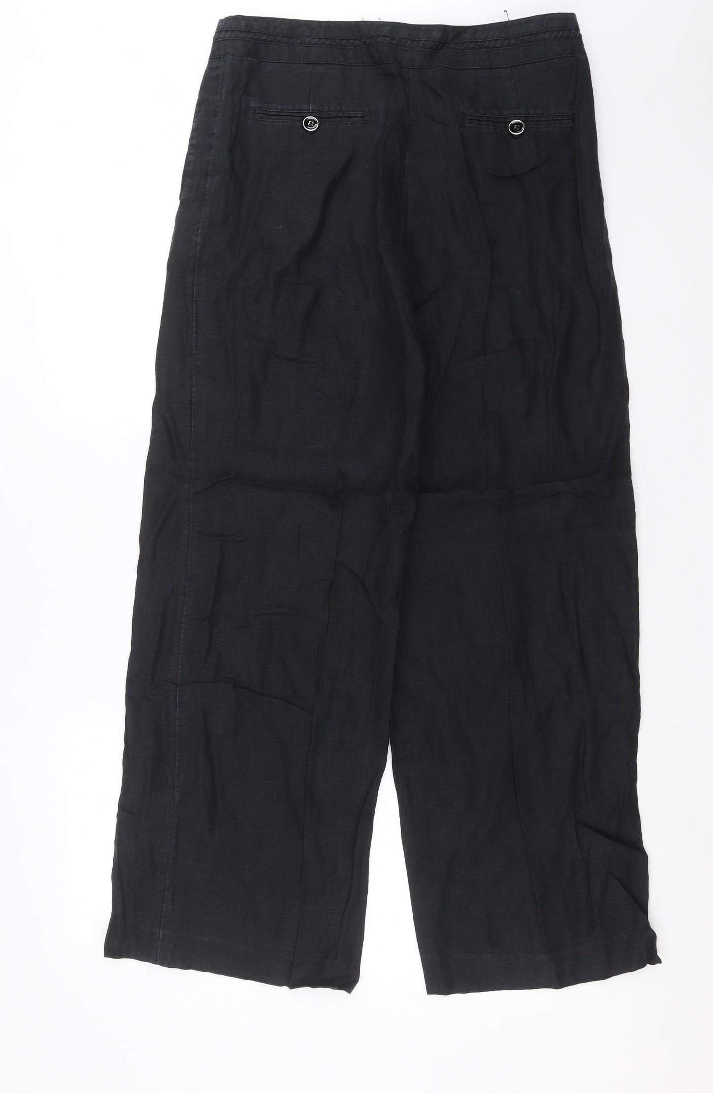 Betty Jackson Womens Black   Trousers  Size 12 L31 in