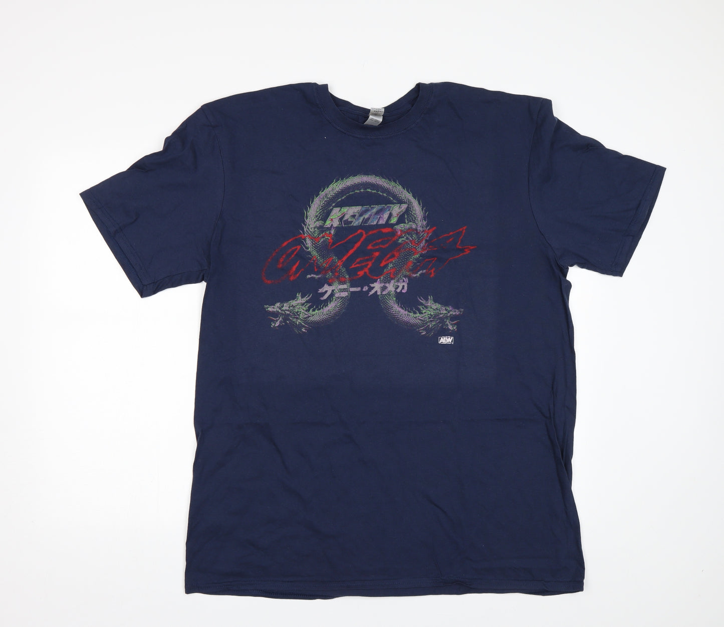 Gildan Mens Blue    T-Shirt Size XL