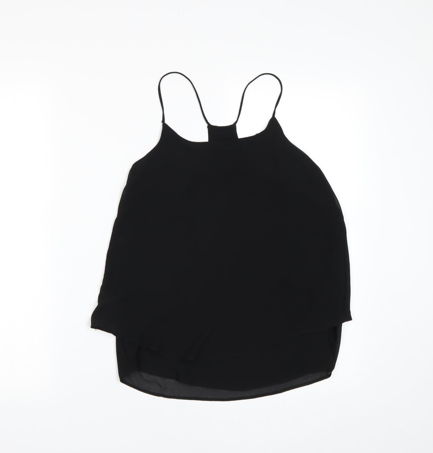 New Look Womens Black   Basic Tank Size 8