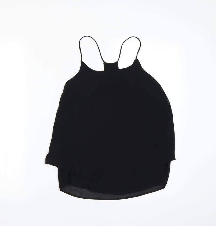 New Look Womens Black   Basic Tank Size 8