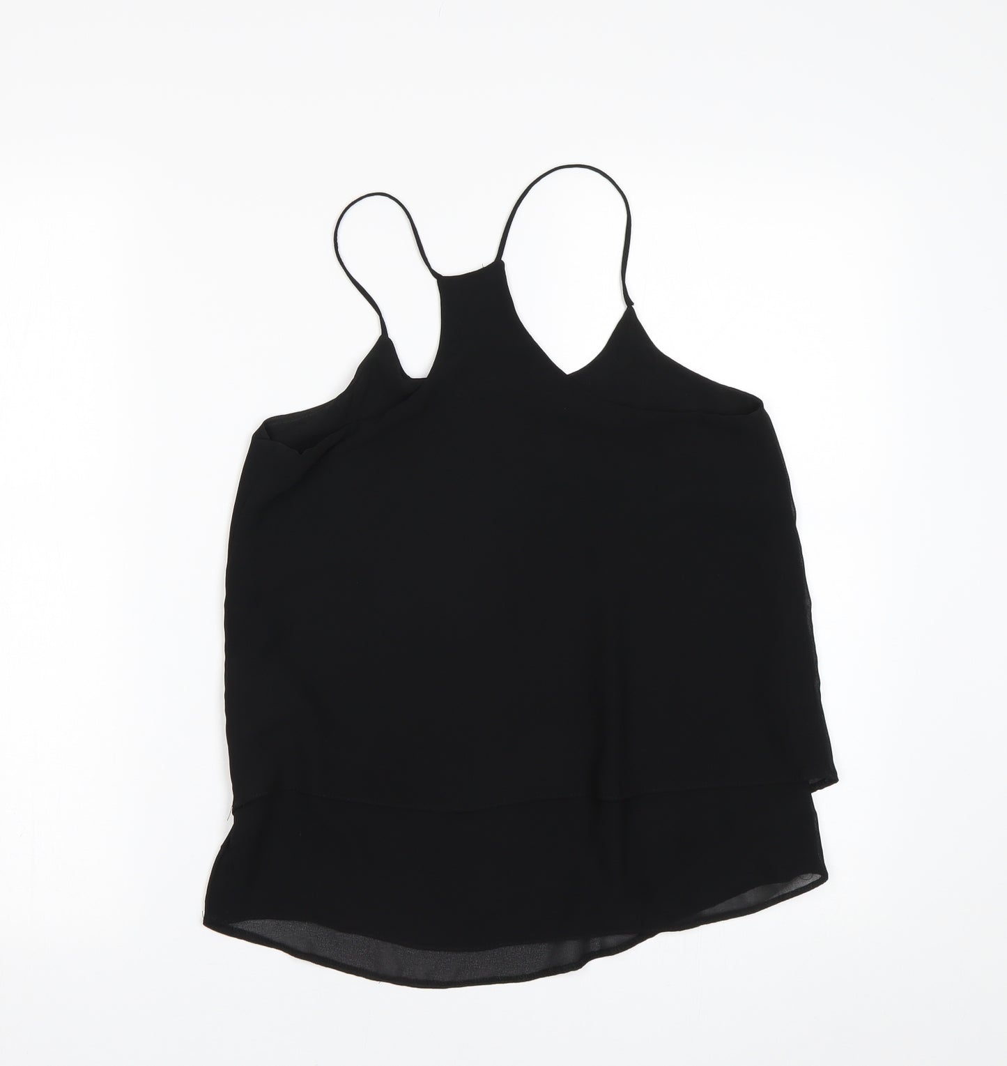 New Look Womens Black   Basic Tank Size 8
