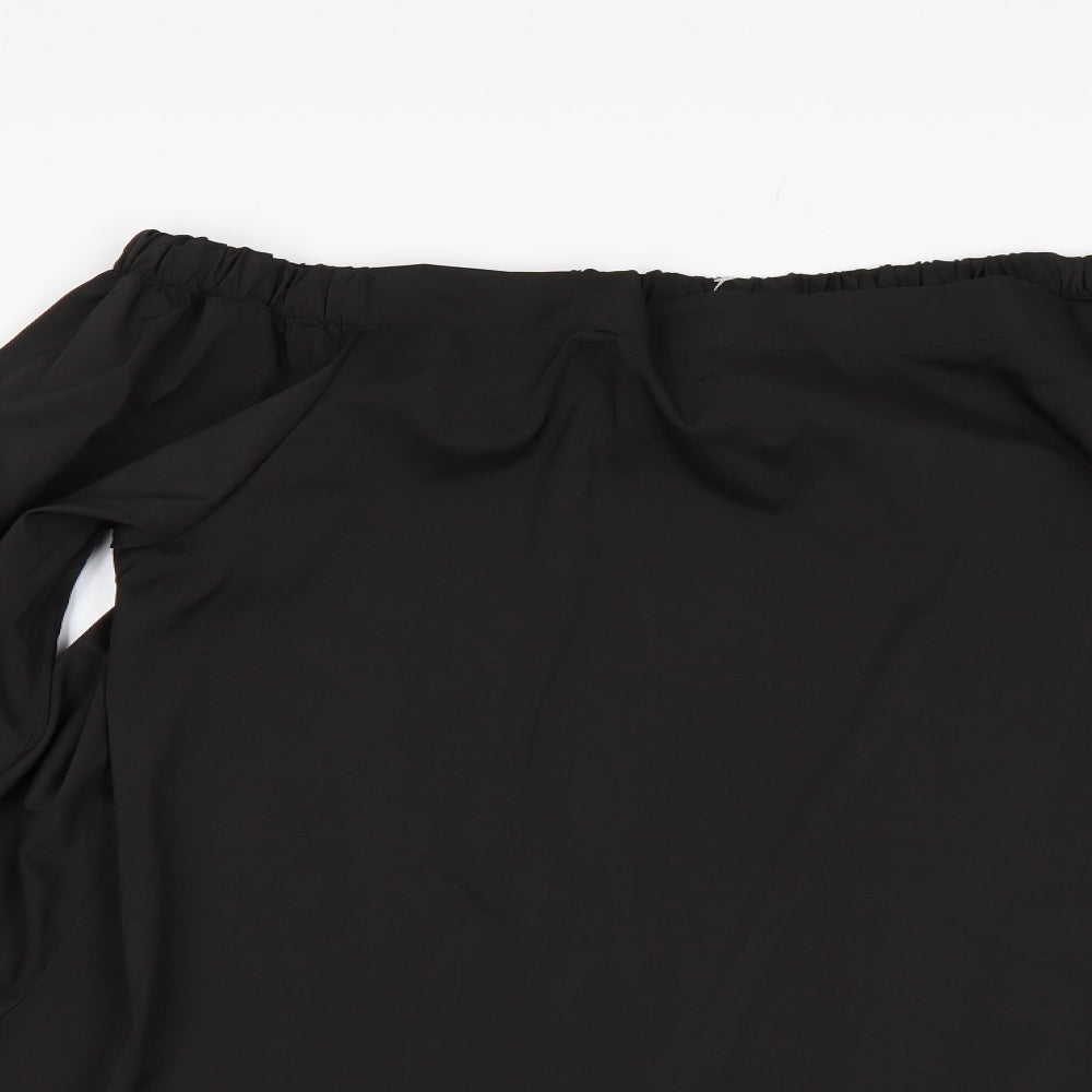 Zanzea Womens Black   Basic T-Shirt Size 3XL