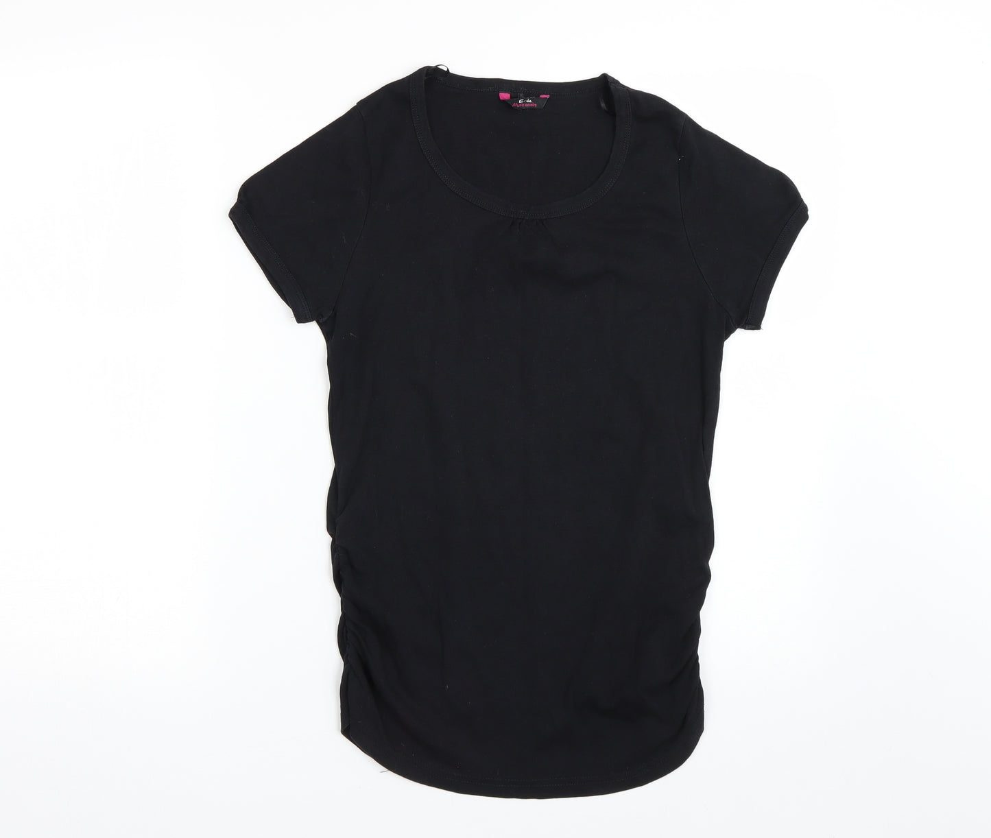 Evie Womens Black   Basic T-Shirt Size 14