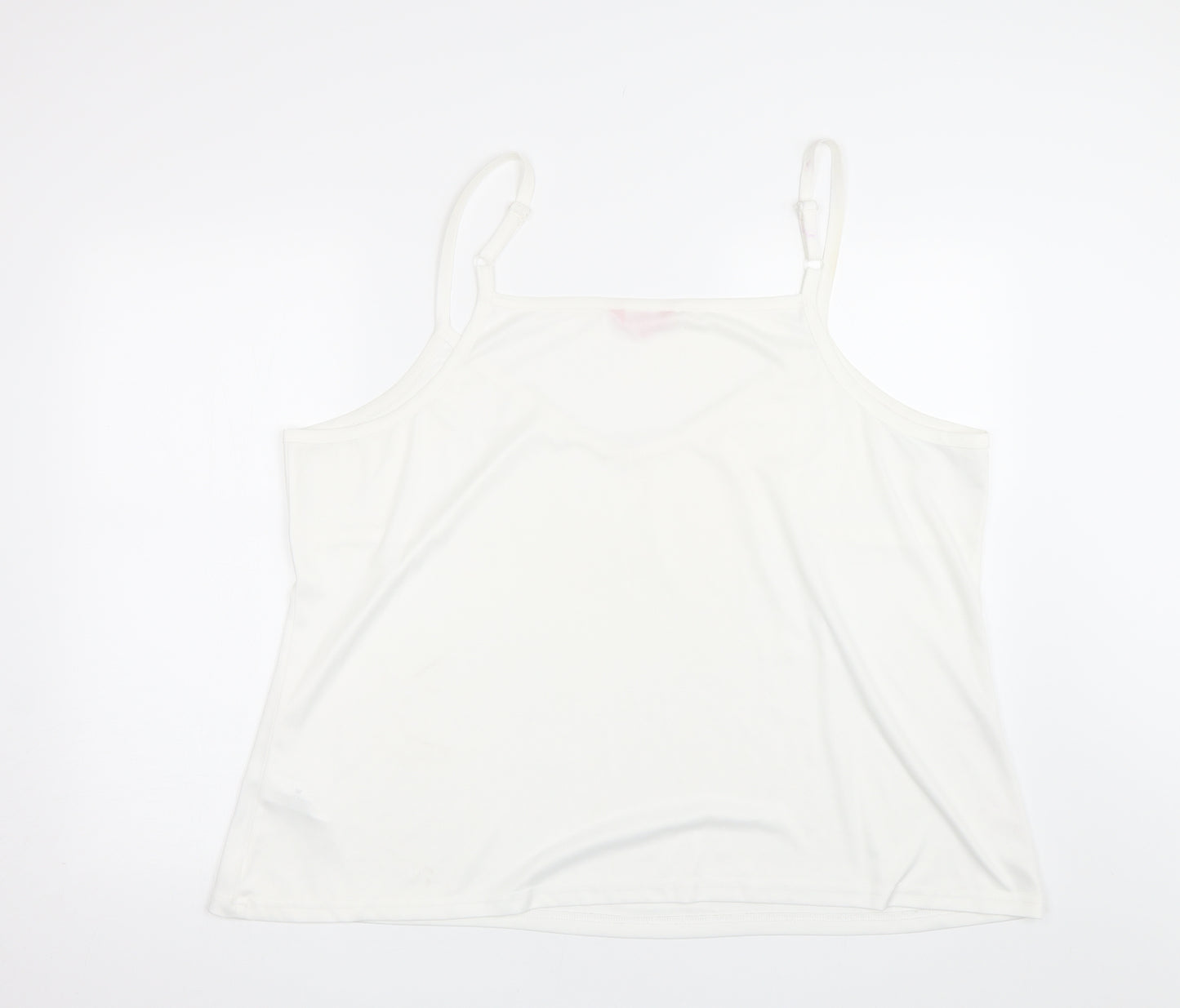 Together Womens White   Basic Tank Size 30