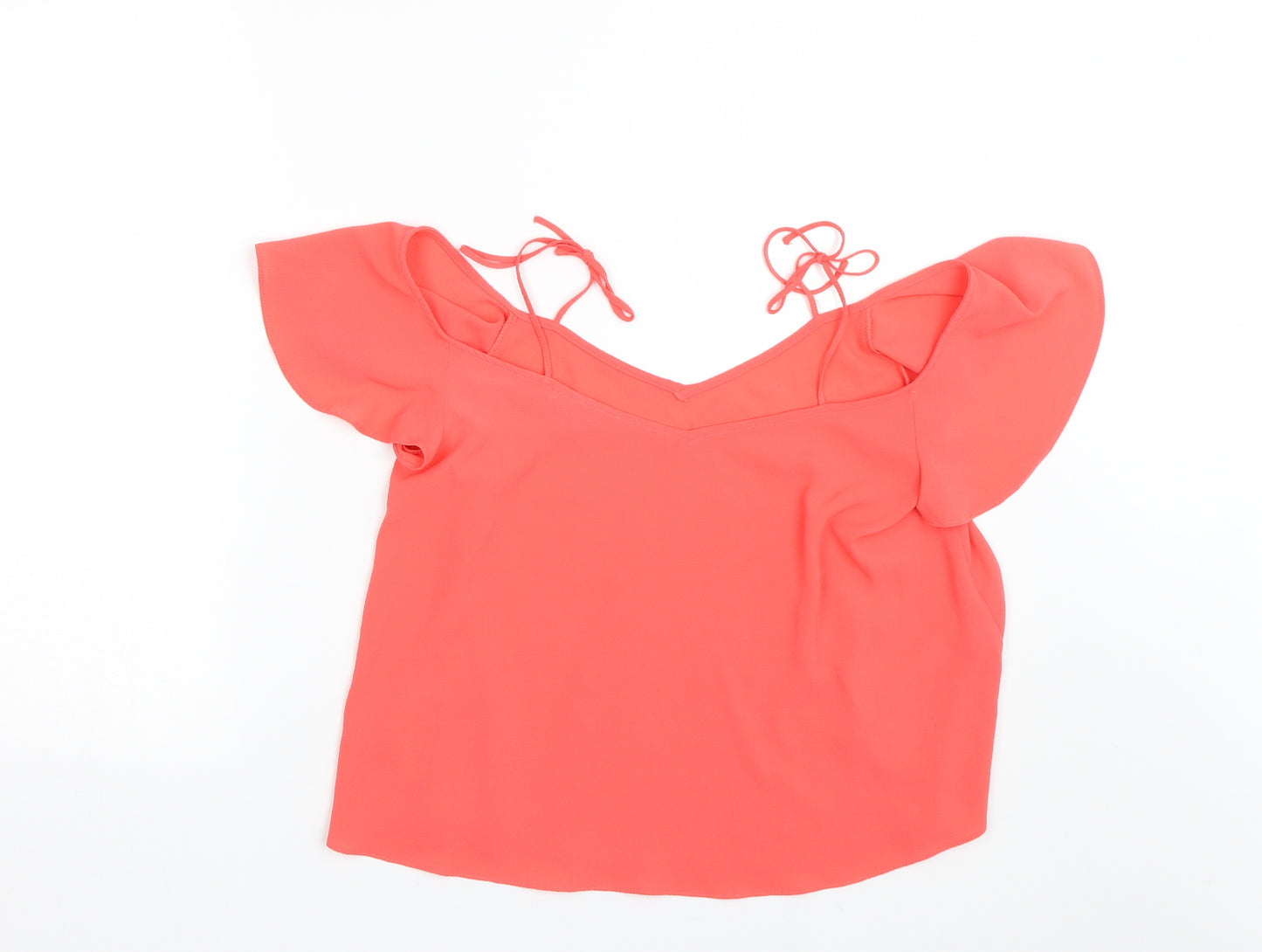 Topshop Womens Pink   Basic Blouse Size 6