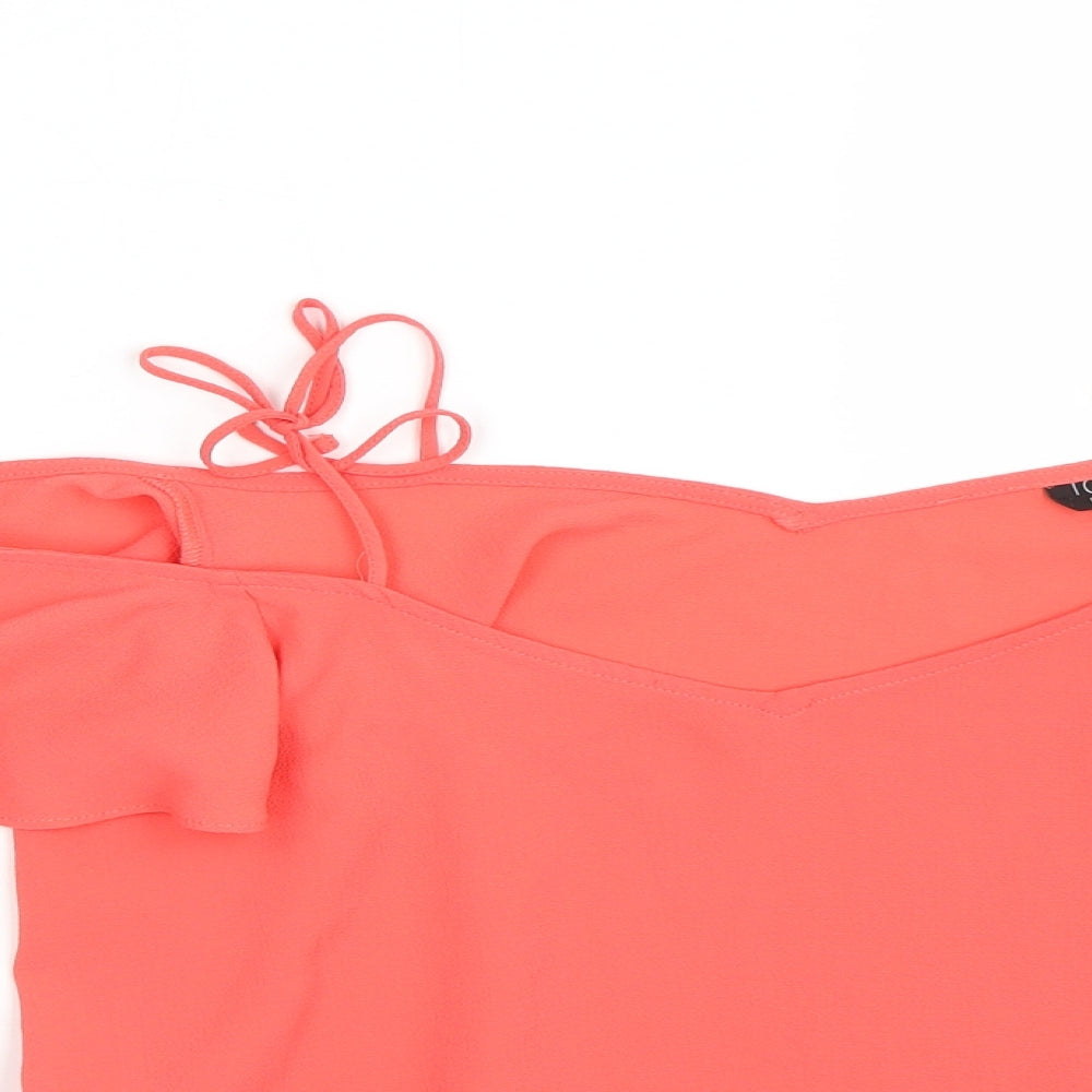 Topshop Womens Pink   Basic Blouse Size 6