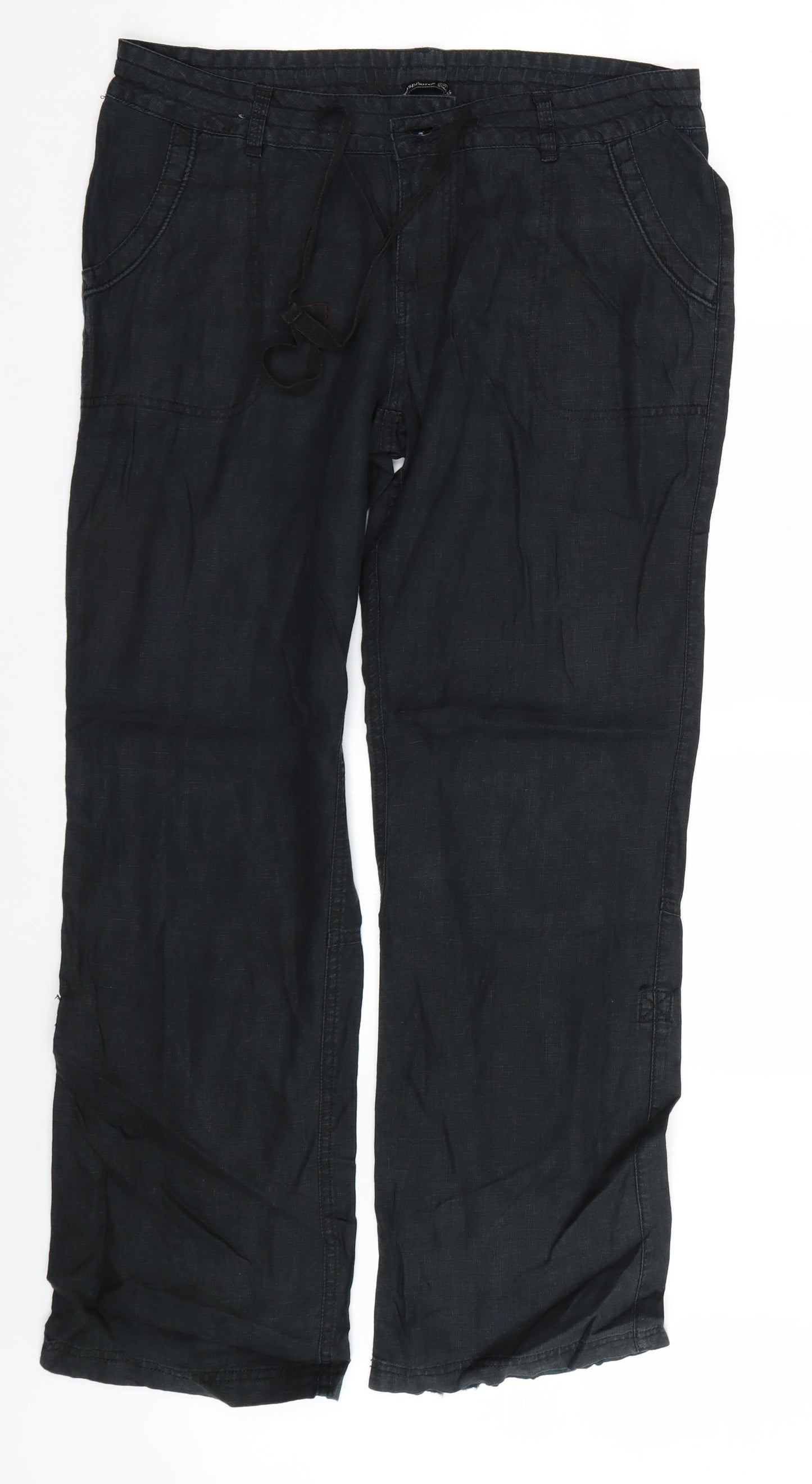 Atmosphere Womens Black   Trousers  Size 14 L27 in