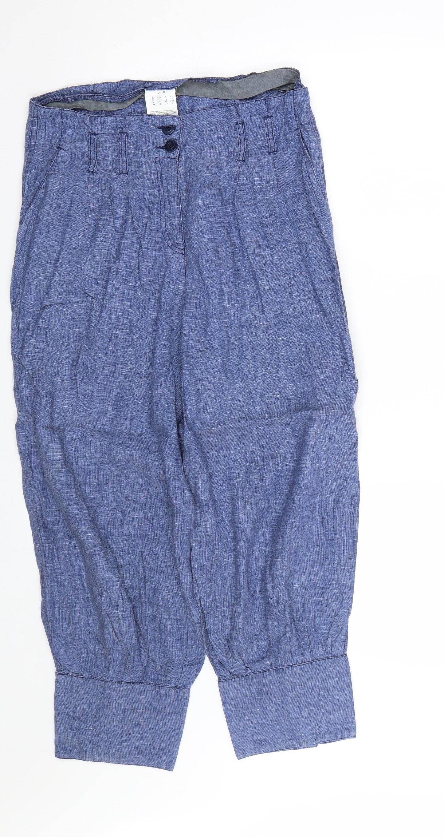 Zaffin Womens Blue   Trousers  Size 12 L22 in