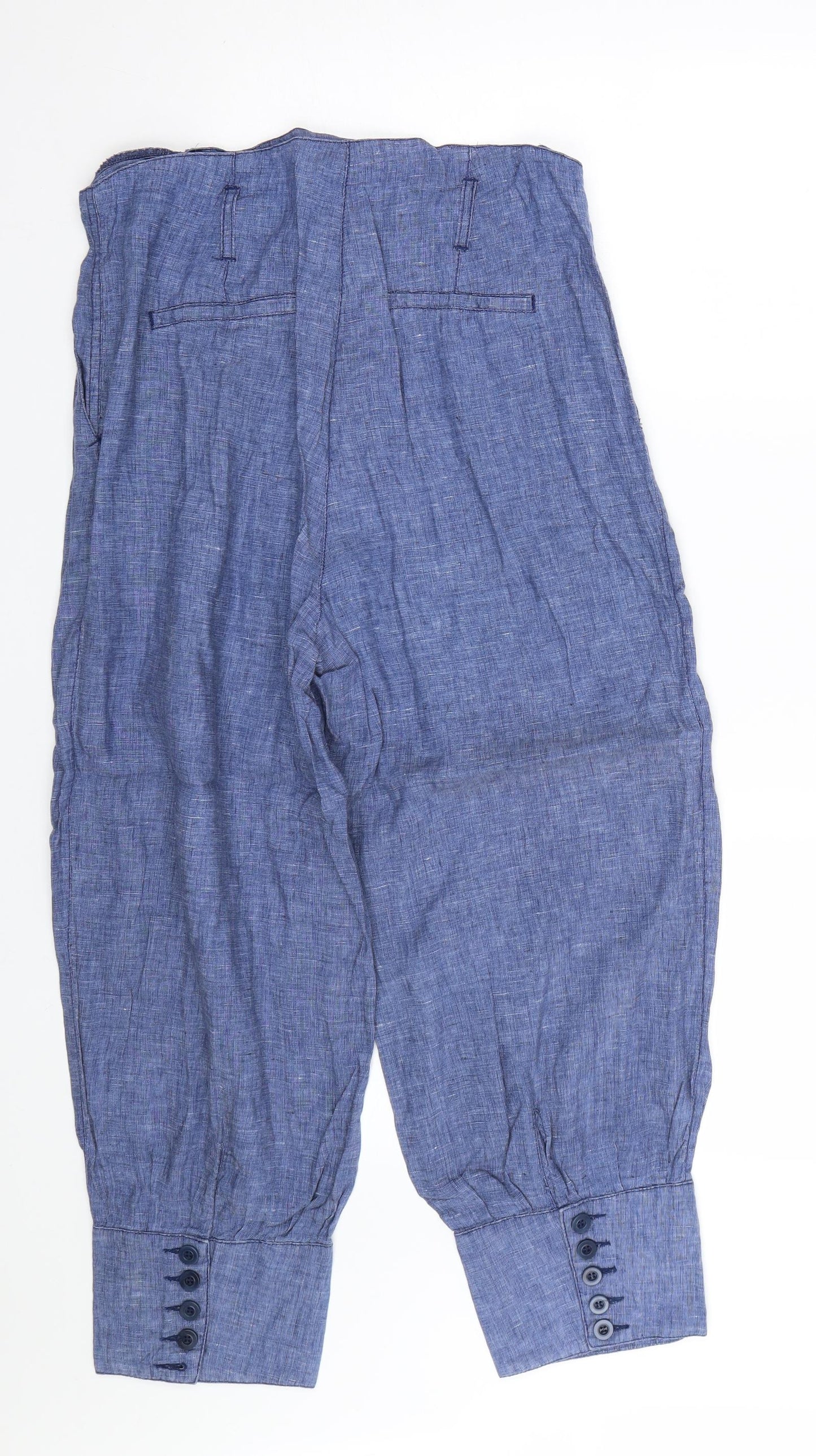 Zaffin Womens Blue   Trousers  Size 12 L22 in
