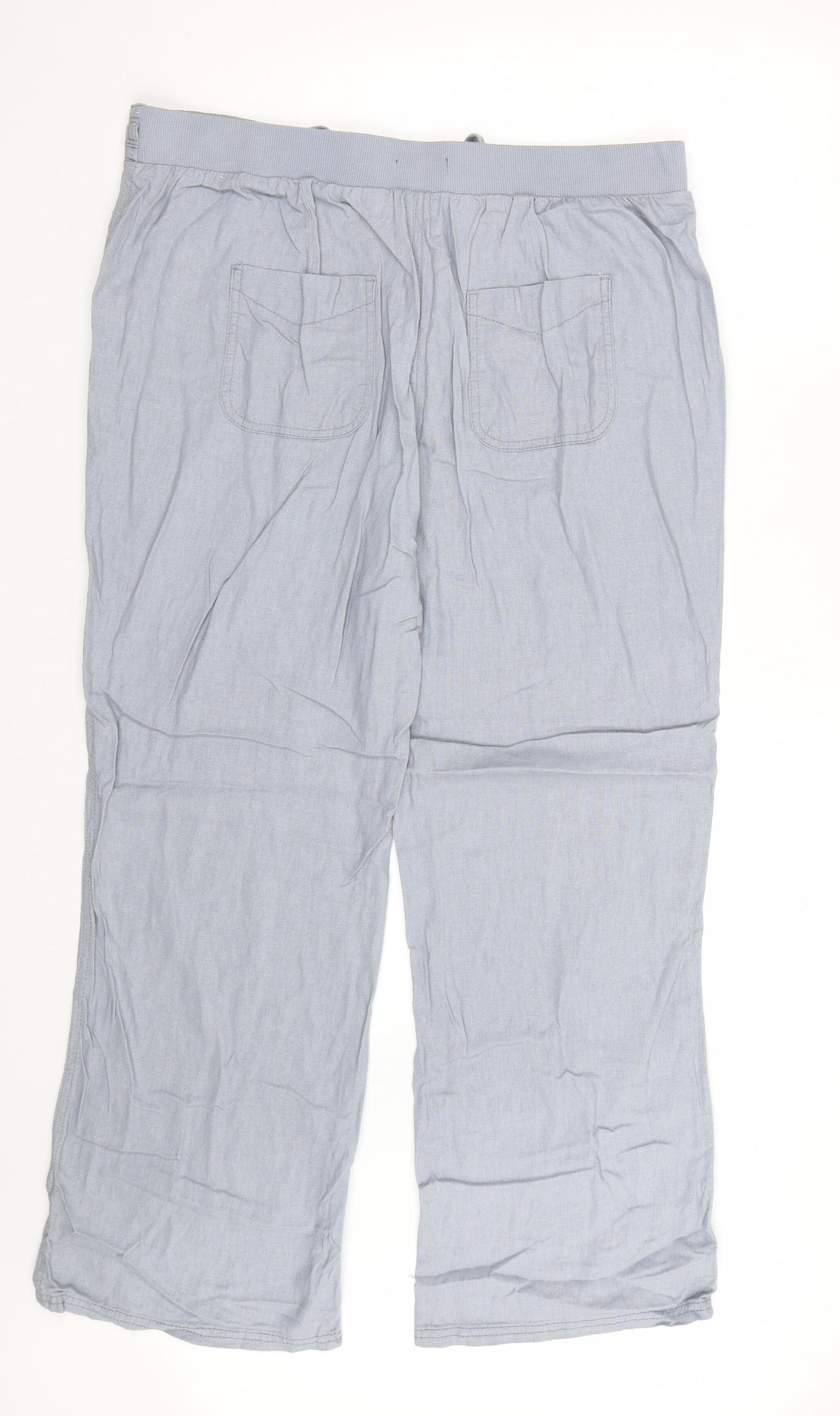 George Womens Grey   Trousers  Size 16 L27 in