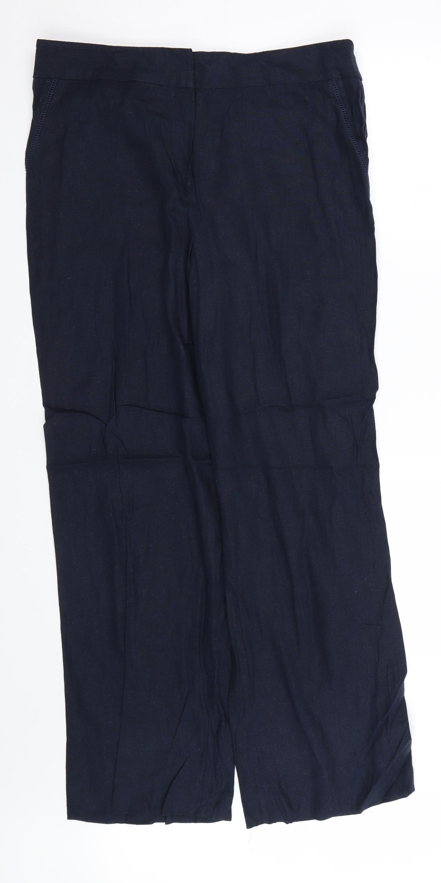 BHS Womens Blue   Trousers  Size 16 L29 in