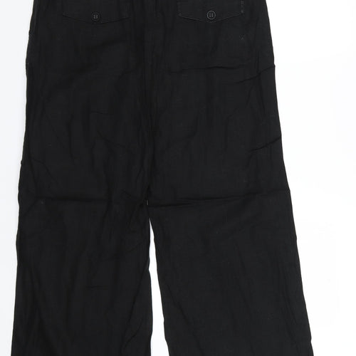 NEXT Womens Black   Trousers  Size 12 L28 in