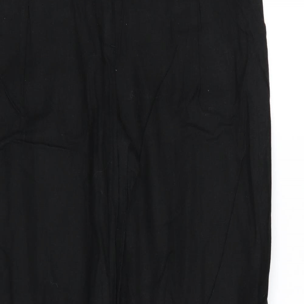 NEXT Womens Black   Trousers  Size 12 L28 in