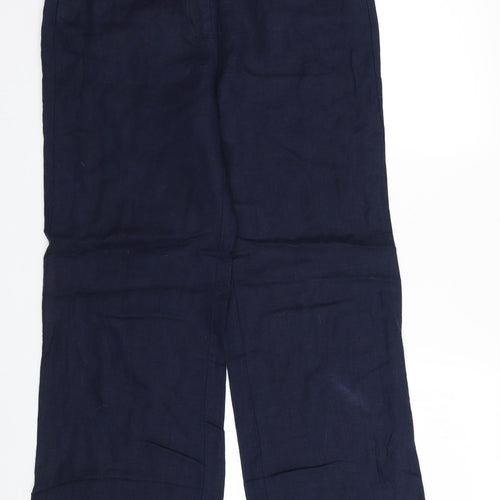 Monsoon Womens Blue   Trousers  Size 12 L28 in