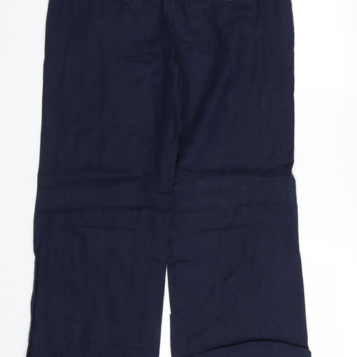 Monsoon Womens Blue   Trousers  Size 12 L28 in
