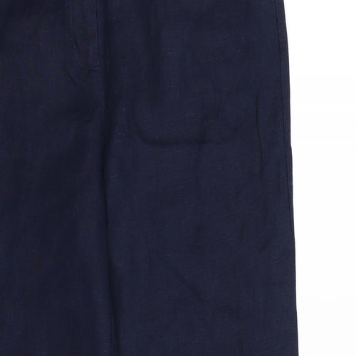 Monsoon Womens Blue   Trousers  Size 12 L28 in