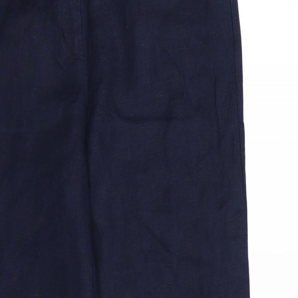 Monsoon Womens Blue   Trousers  Size 12 L28 in