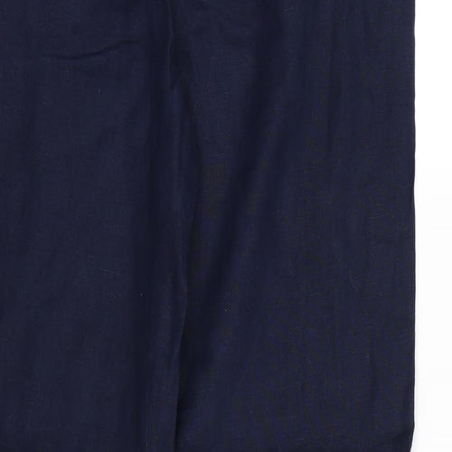 Monsoon Womens Blue   Trousers  Size 12 L28 in