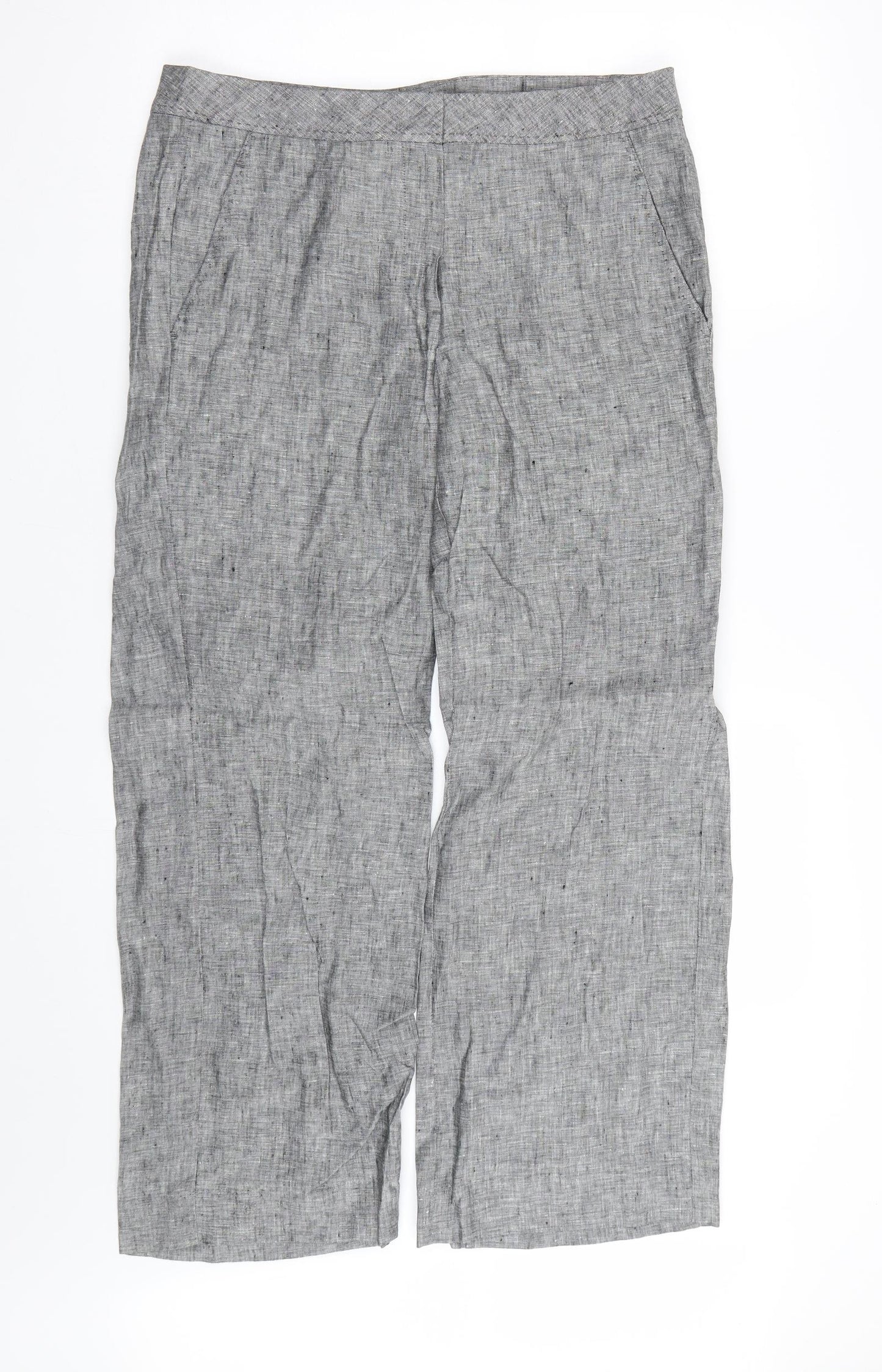 TU Womens Grey   Trousers  Size 12 L26 in