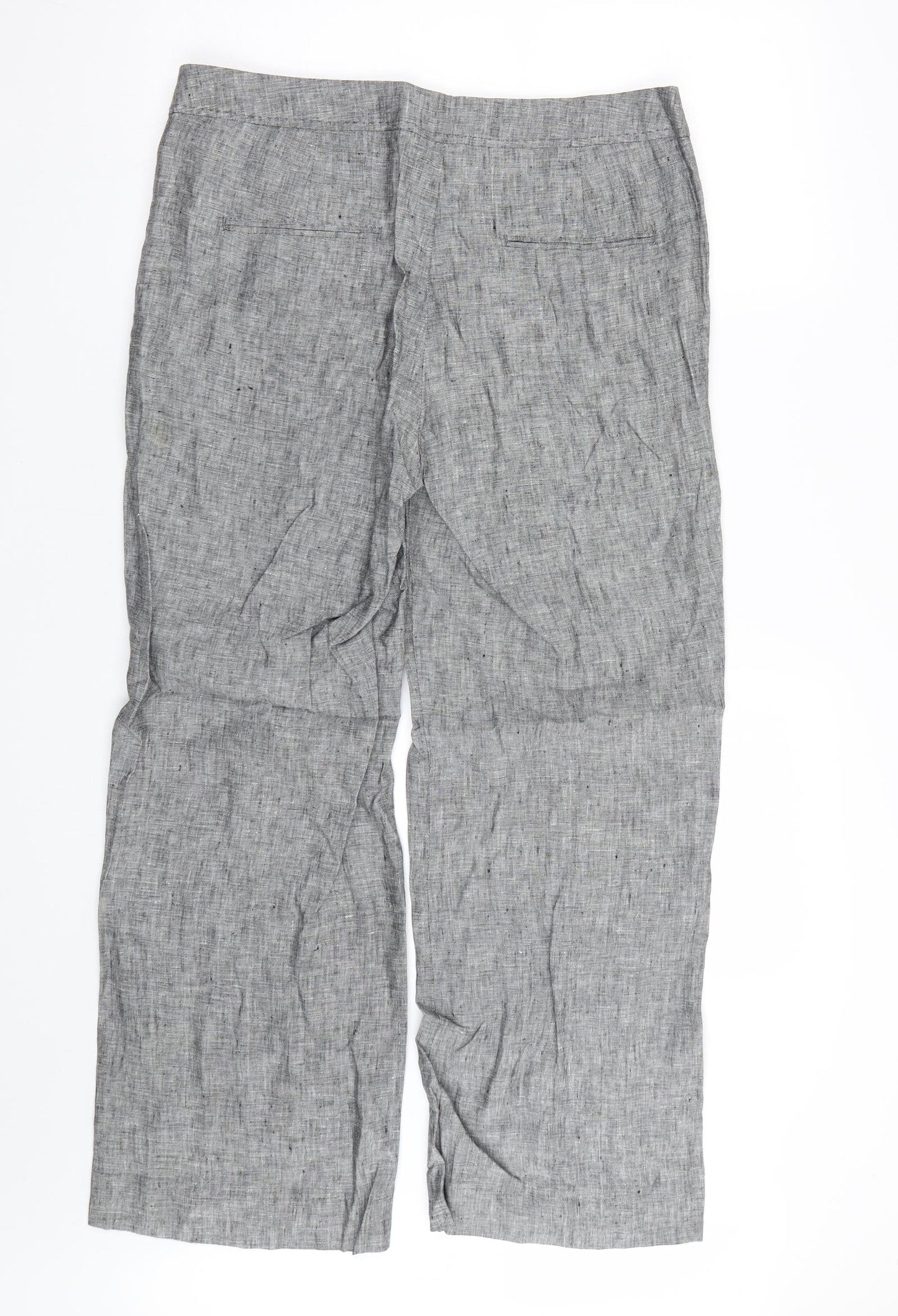 TU Womens Grey   Trousers  Size 12 L26 in