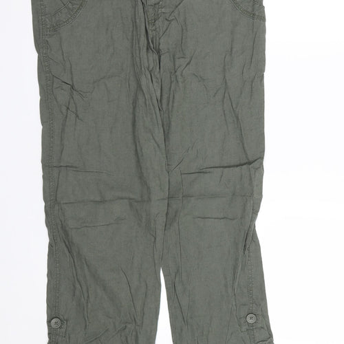 New Look Womens Green   Trousers  Size 12 L28 in