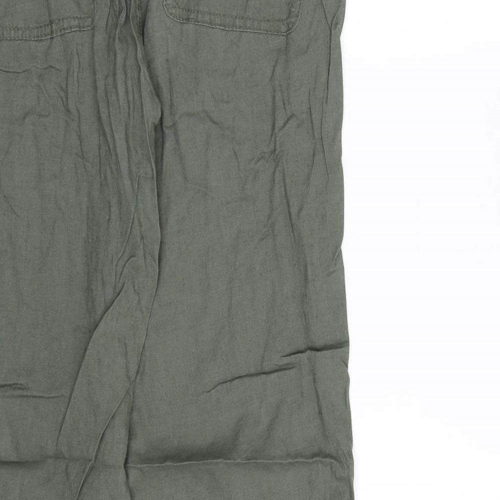 New Look Womens Green   Trousers  Size 12 L28 in