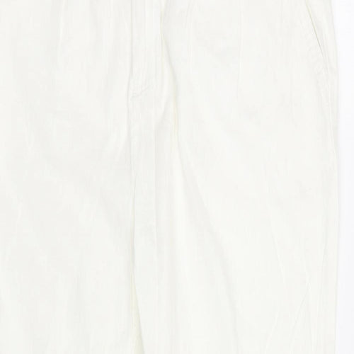 TU Womens White   Trousers  Size 14 L27 in