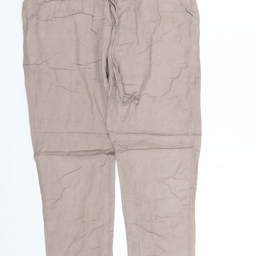 justliving Womens Brown   Trousers  Size M L24 in