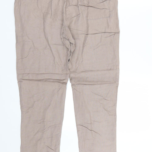 justliving Womens Brown   Trousers  Size M L24 in