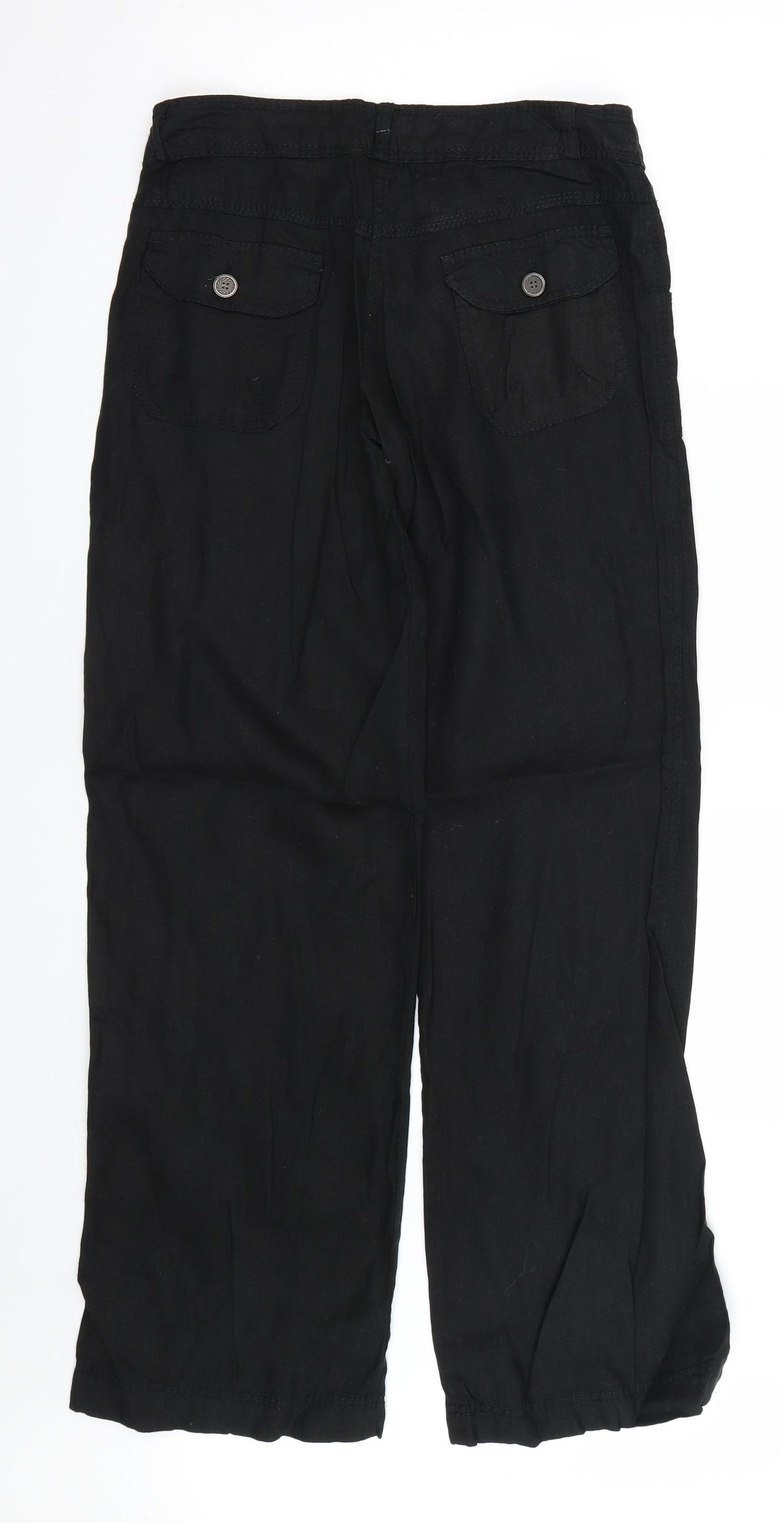 Primark Womens Black   Trousers  Size 8 L29 in