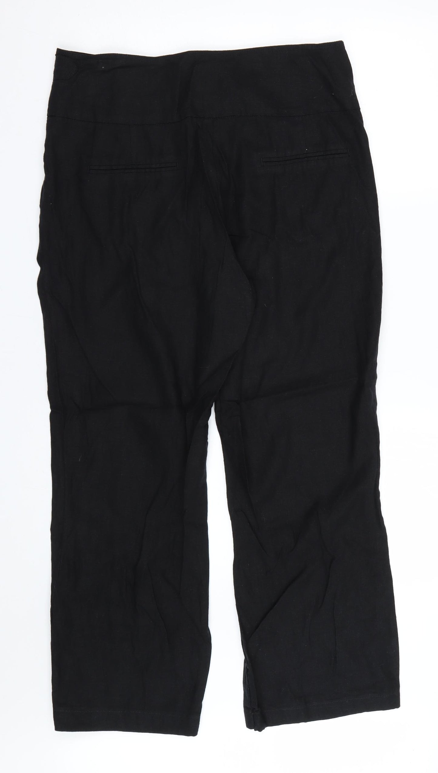 NEXT Womens Black   Trousers  Size 14 L28 in
