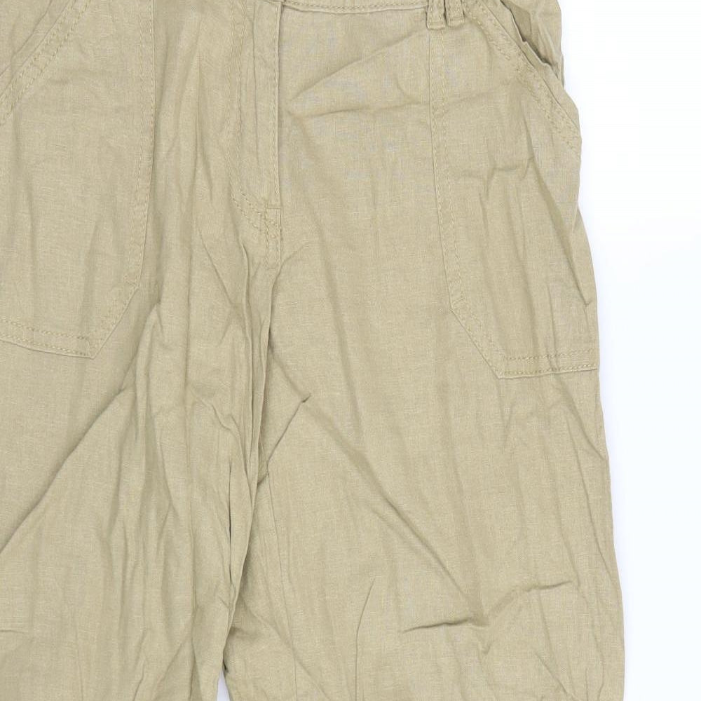 NEXT Womens Brown   Trousers  Size 12 L26 in