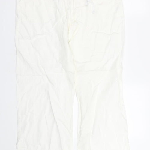 Atmosphere Womens White   Trousers  Size 14 L27 in