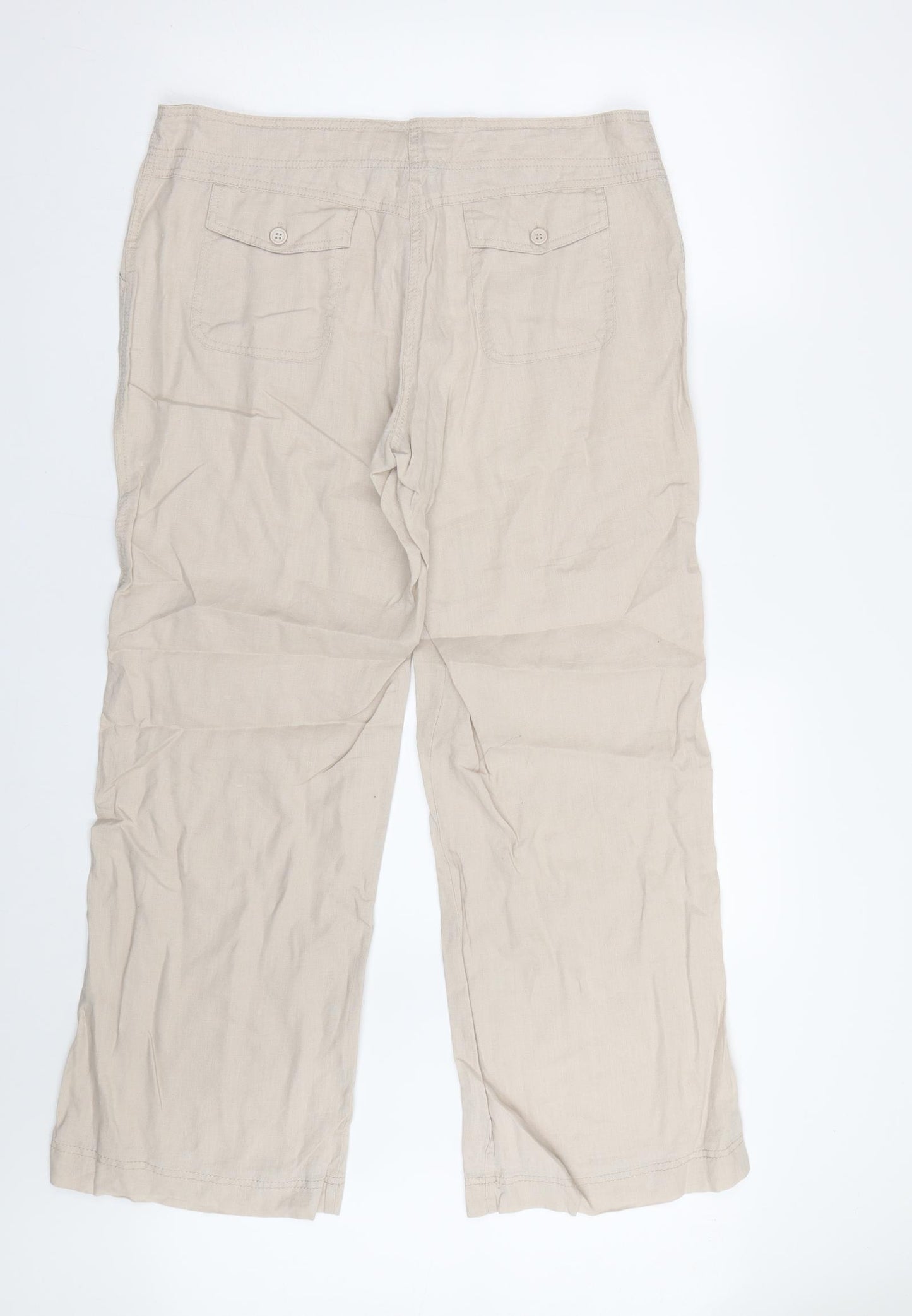 Atmosphere Womens Brown   Trousers  Size 14 L28 in