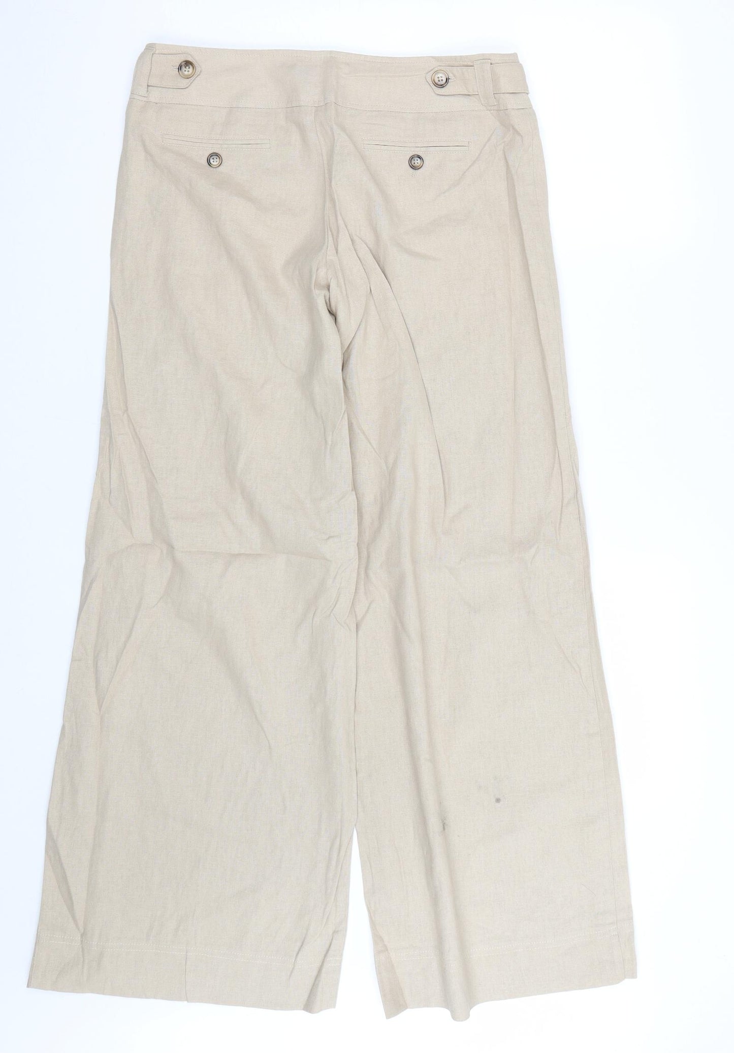 ASOS Womens Beige   Trousers  Size 10 L29 in