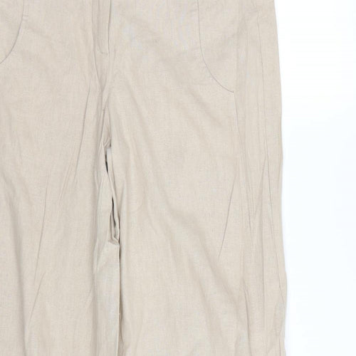 ASOS Womens Beige   Trousers  Size 10 L29 in