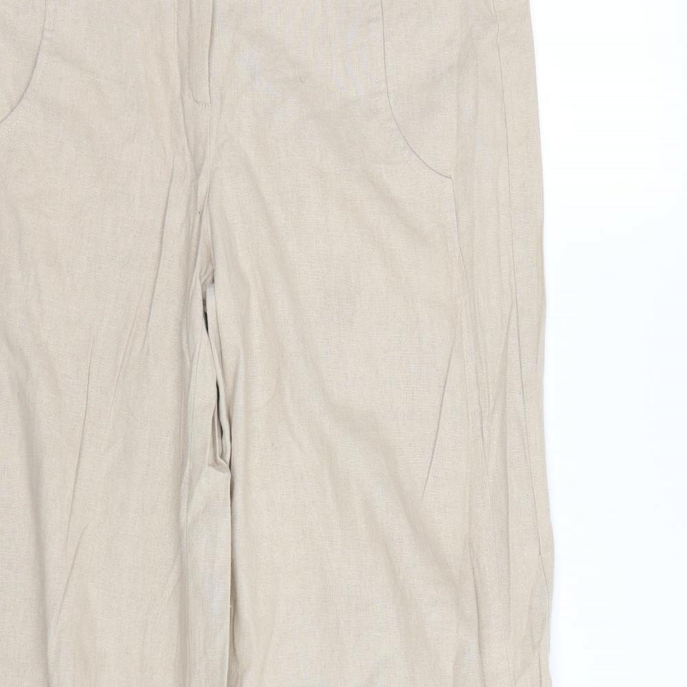 ASOS Womens Beige   Trousers  Size 10 L29 in