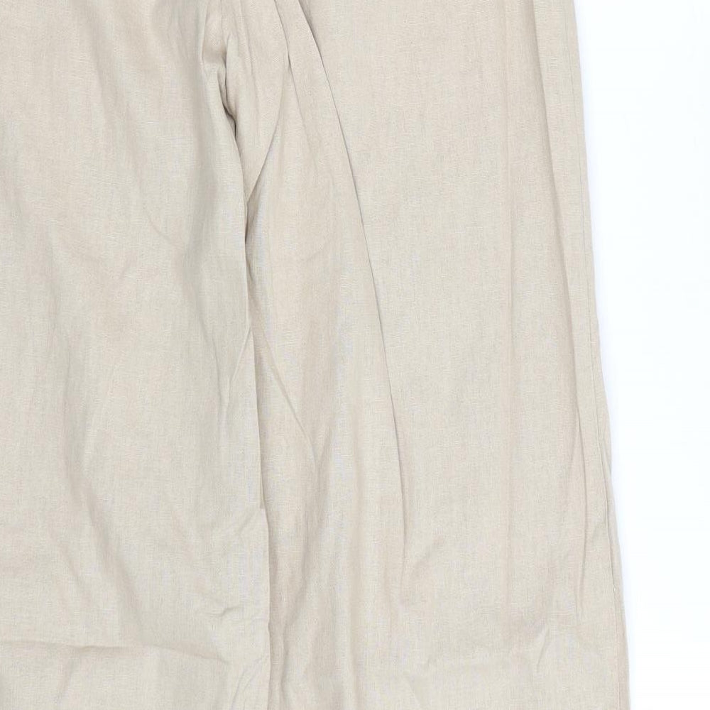 ASOS Womens Beige   Trousers  Size 10 L29 in