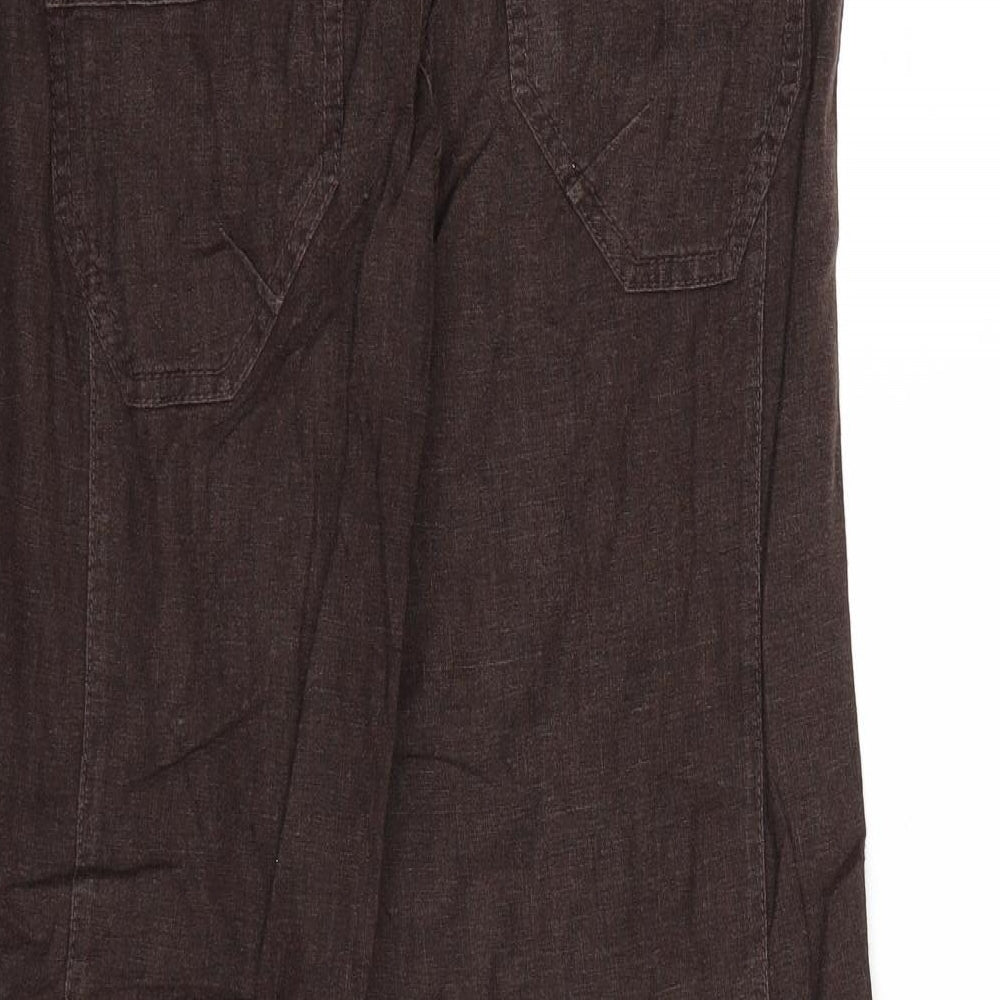 NEXT Womens Brown   Trousers  Size 10 L26 in