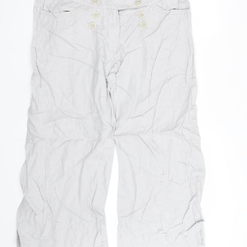 E Studio Womens Grey   Trousers  Size 14 L26 in