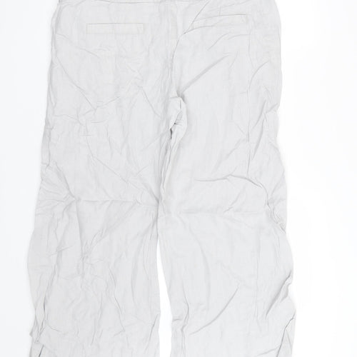 E Studio Womens Grey   Trousers  Size 14 L26 in