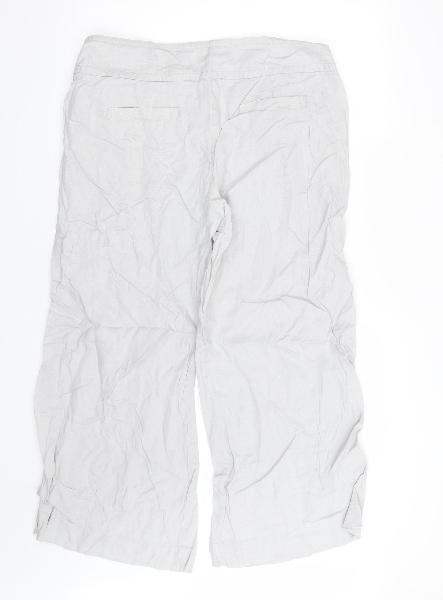 E Studio Womens Grey   Trousers  Size 14 L26 in