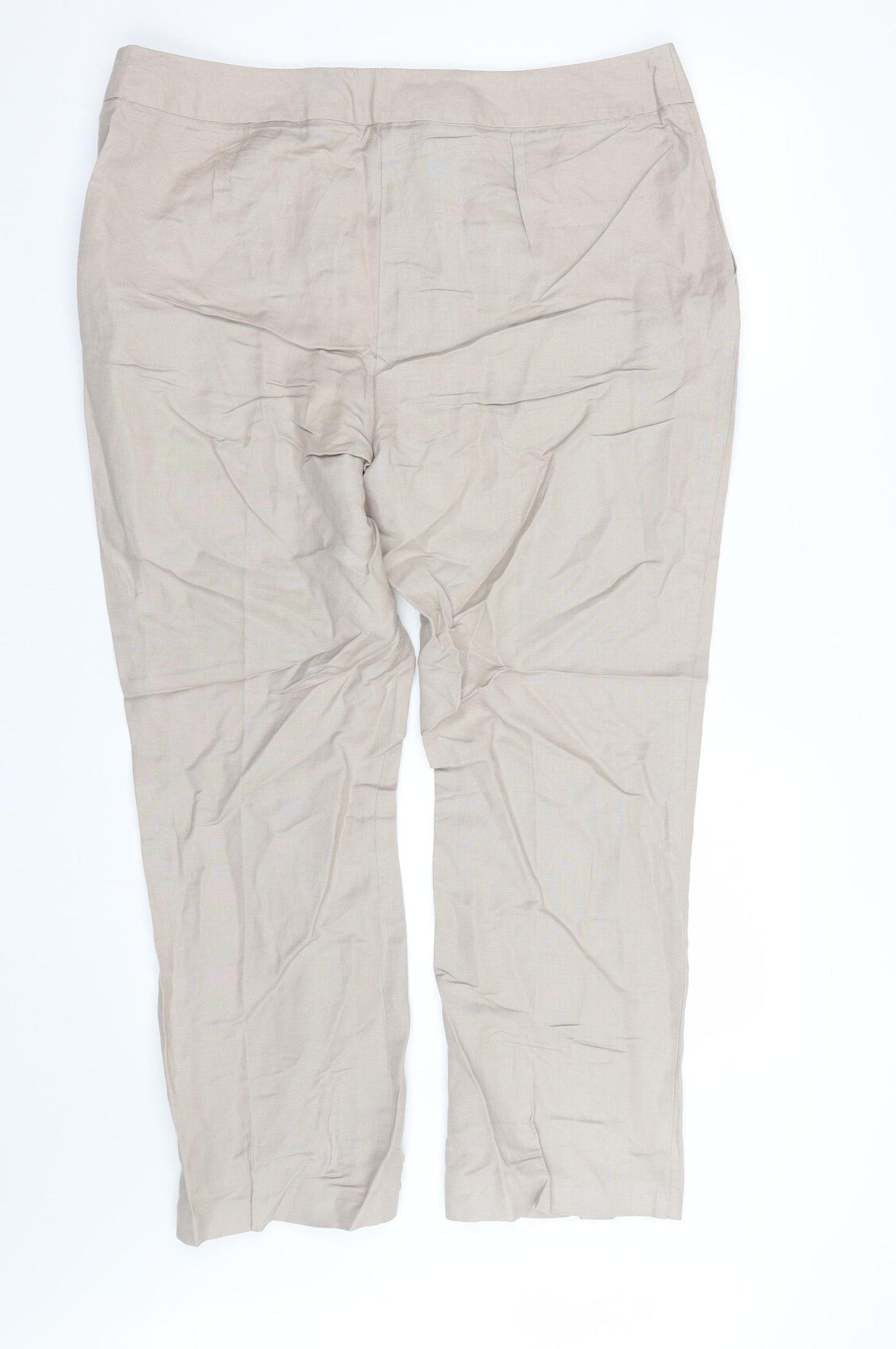 Papaya Womens Brown   Trousers  Size 18 L24 in
