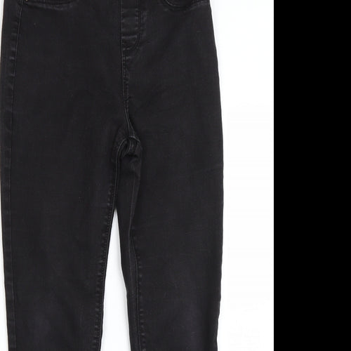 New Look Womens Black  Denim Jegging Jeans Size 10 L24 in