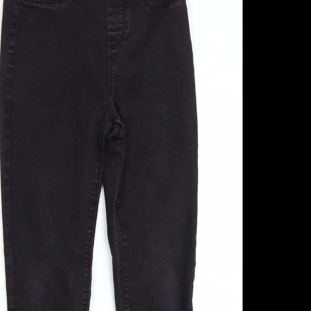 New Look Womens Black  Denim Jegging Jeans Size 10 L24 in