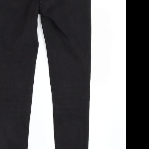 New Look Womens Black  Denim Jegging Jeans Size 10 L24 in