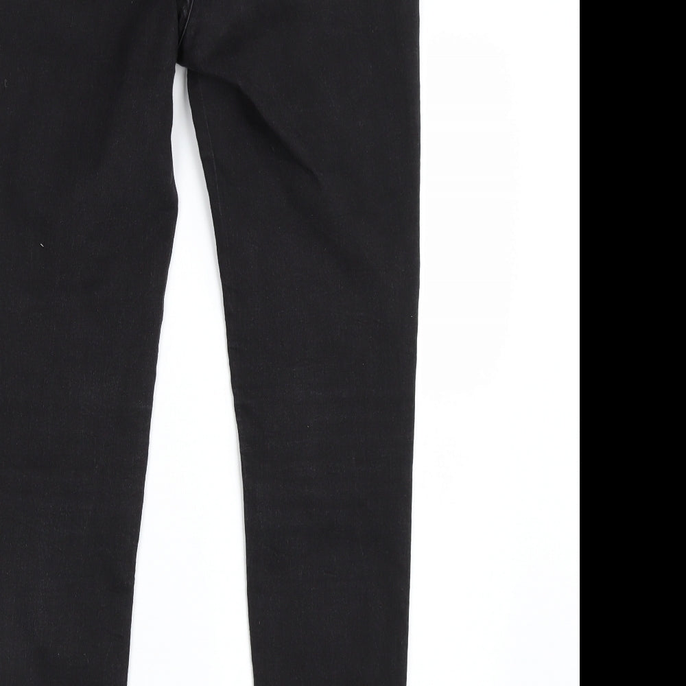 New Look Womens Black  Denim Jegging Jeans Size 10 L24 in